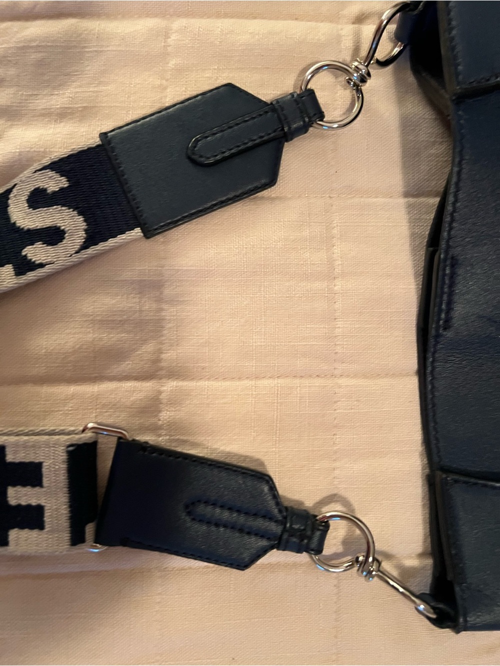 Stella McCartney $995 navy crossbody bag - Picture 14 of 15